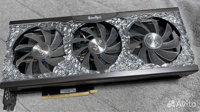 Продам видео карту palit 3070ti game rock