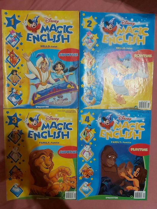 Disney Magic English pentru copii reviste DVD-uri si altele