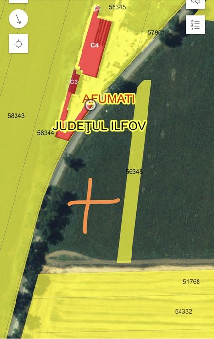 Teren Afumați Județul Ilfov