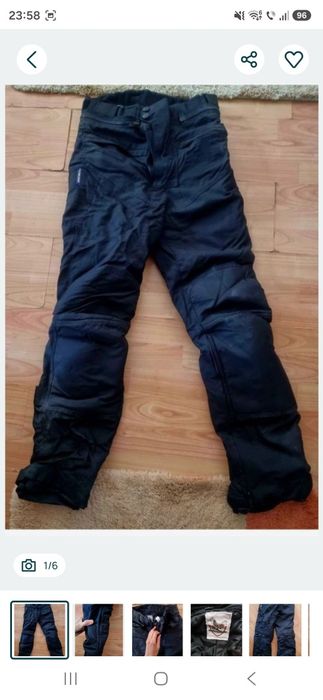 Pantaloni moto impermeabili cu protectii Flying Eagle