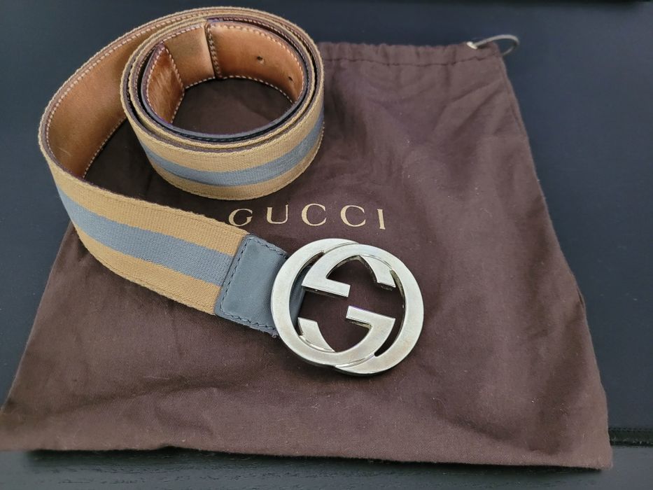 Curea Gucci Maro/Gri