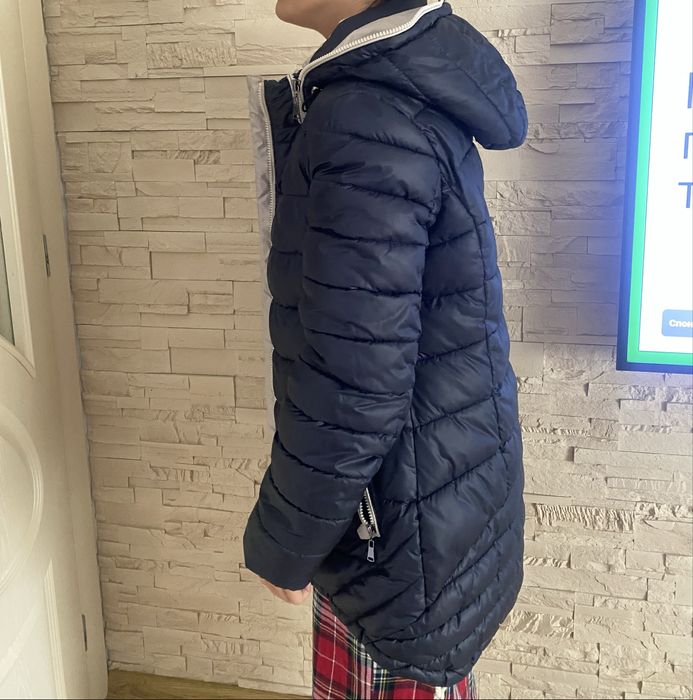 Тъмносиньо дамско яке