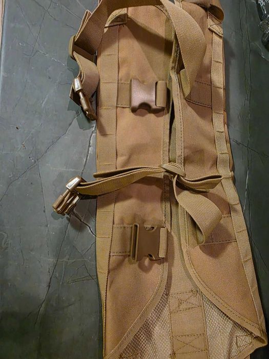 Тактическа K9 жилетка MOLLE за работно куче - НОВА + 4 нашивки