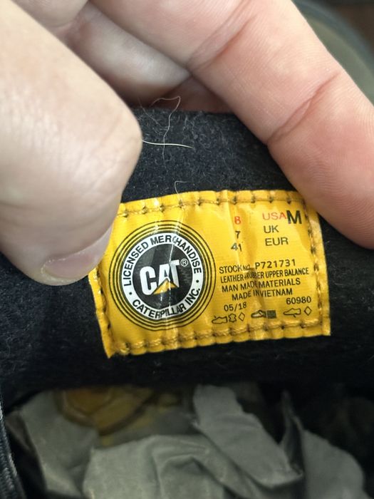 Ghete Caterpillar piele