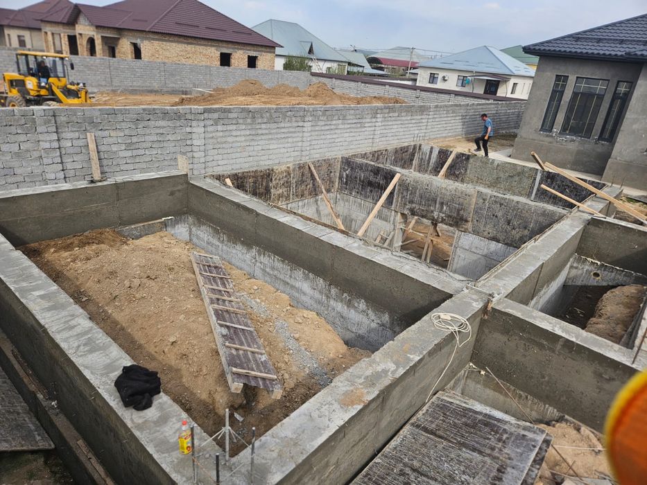 ФУНДАМЕНТ котлаван бетон құю