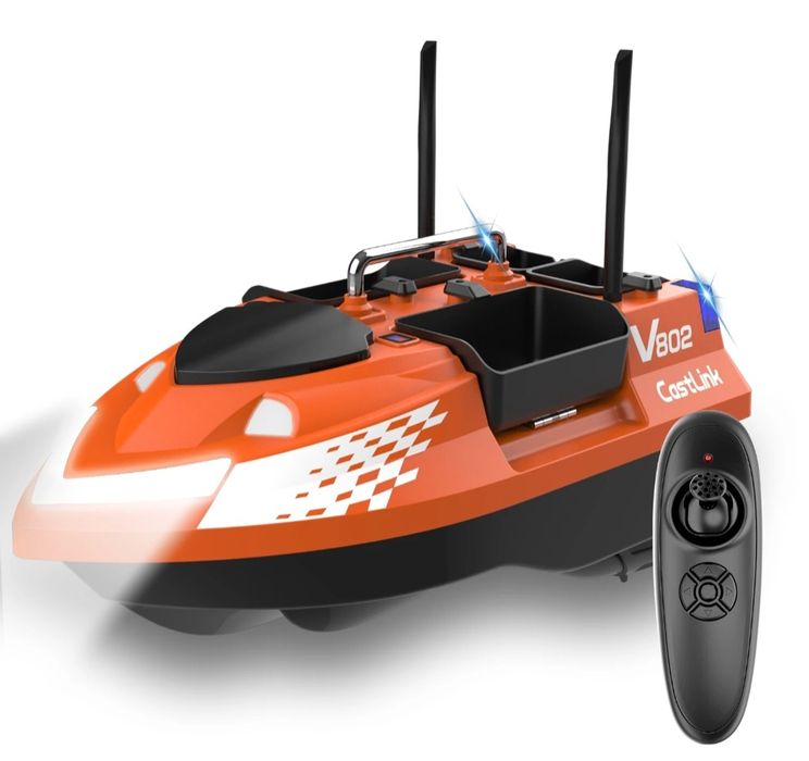 Лодка за захранка Flytec V802 подарък сак за лодка,зарядно 12v,1ч.перк