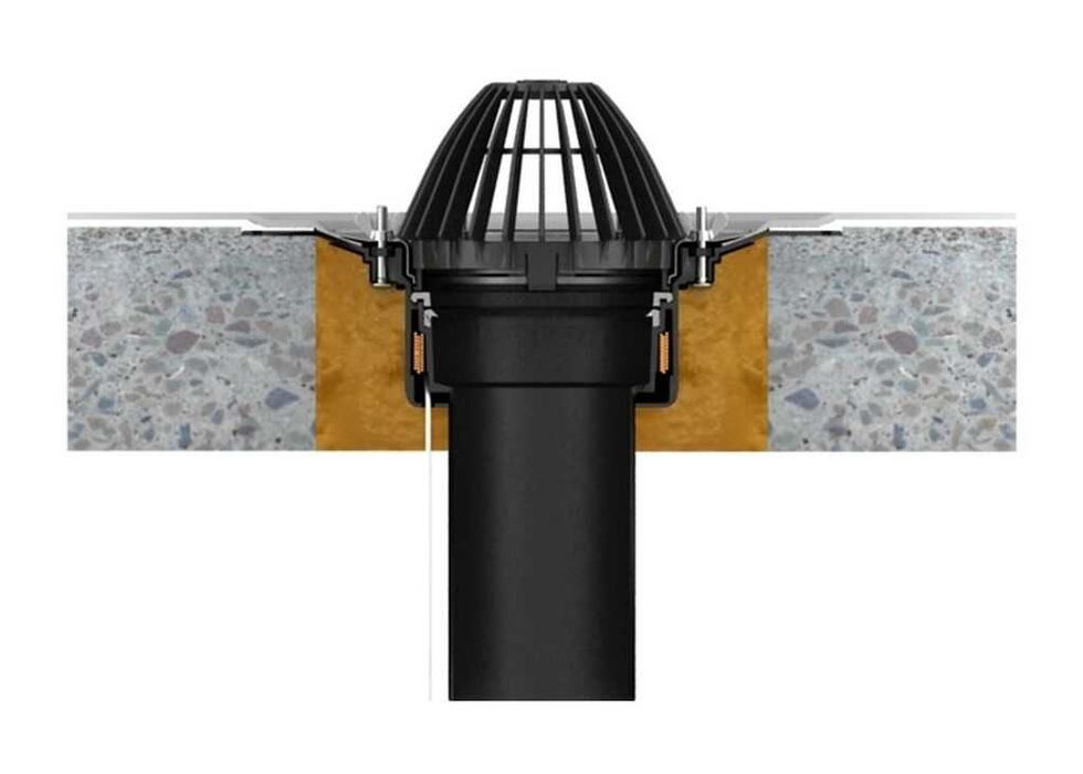 Кровельные воронки с обогревом, боковые, аэраторы, трапы