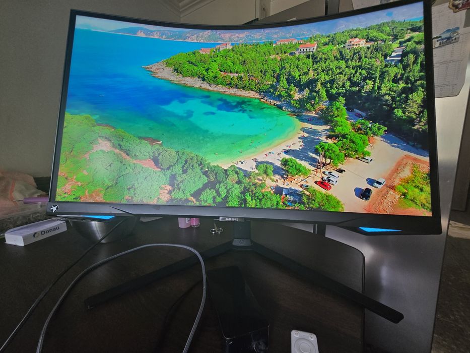 Samsung Odyssey G6 S27BG650EU 27  QHD 240 Hz 1ms  curbat stare- putin uzat + mg248 120 hz