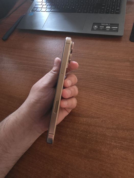 Ayfon 16 pro max gold x/a regiyon 256 gb