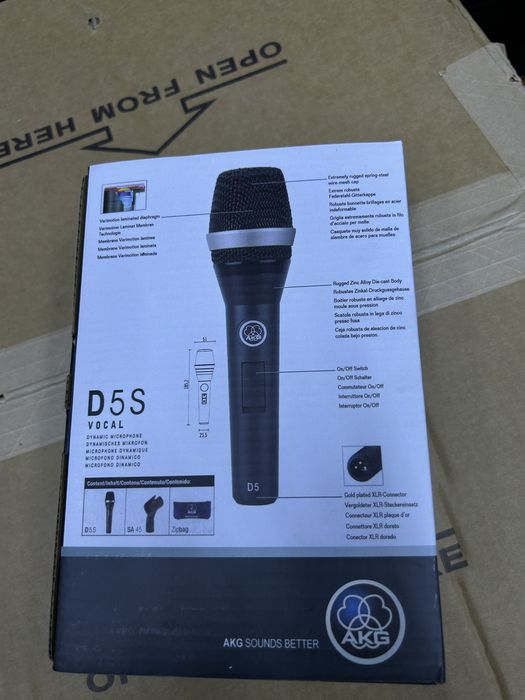 Шнуровой микрофон AKG Vocal D5S