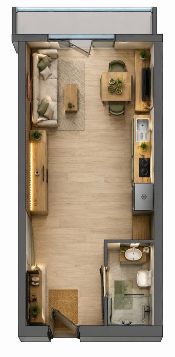 Срочно продаётся ЖК Modera Towers 1 комнат