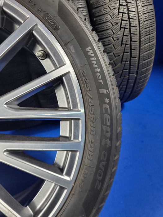 Vand set 4 anvelope m+s 225 45 18 Hankook MO  - foarte bune