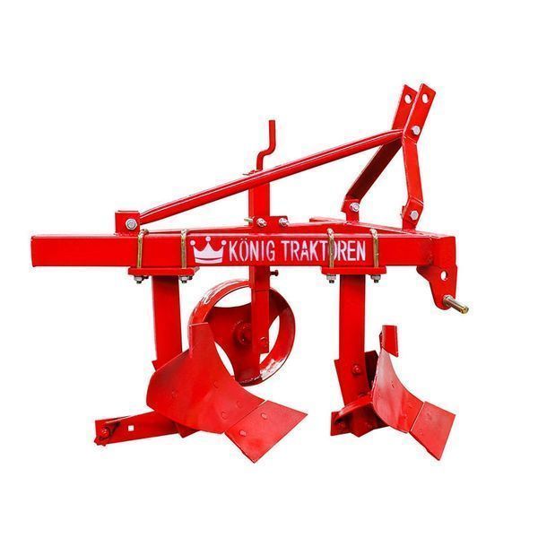 Селскостопански плуг с 2 рамена, подходящ за 15-25 к.с. 64кг konig tra