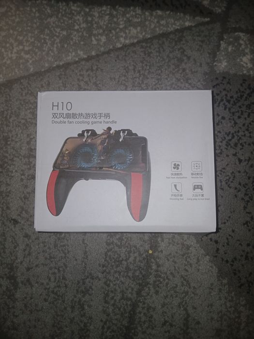 Controler telefon cu ventilator arbg gaming cu mănuși de gaming și cablu special pentru controler are și rezerve cu cutia originala