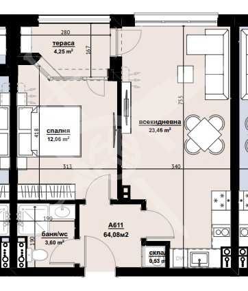 Двустаен - Хоризонт