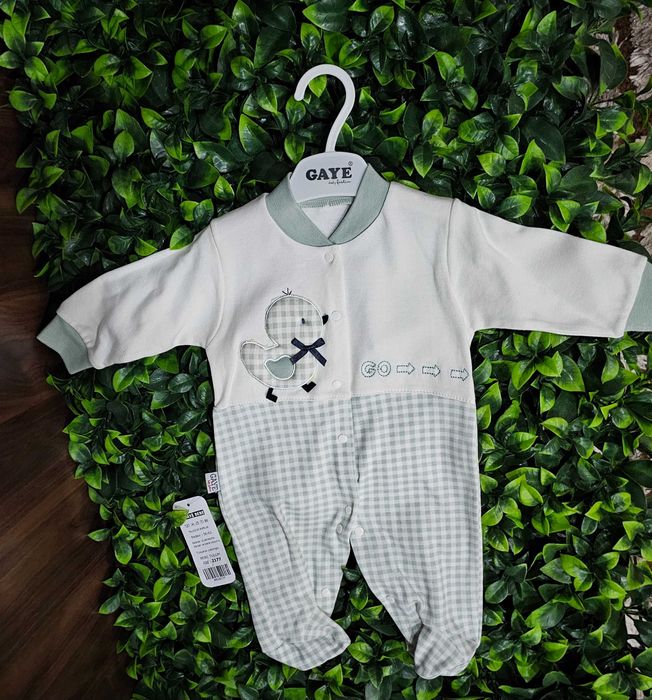 Ромпър с дълъг ръкав патенце