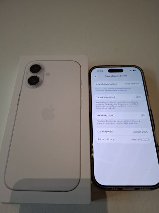 iPhone 17 5G, 256GB, White Garanție Apple