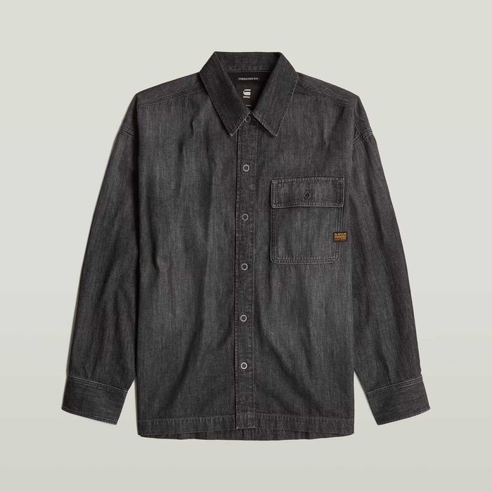 Camasa blugi GSTAR neagra prespata