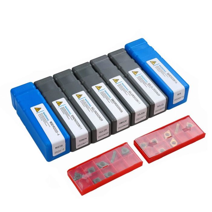 Set cutite pentru strung, cu placute din carbura, 20 x 20 mm, 28