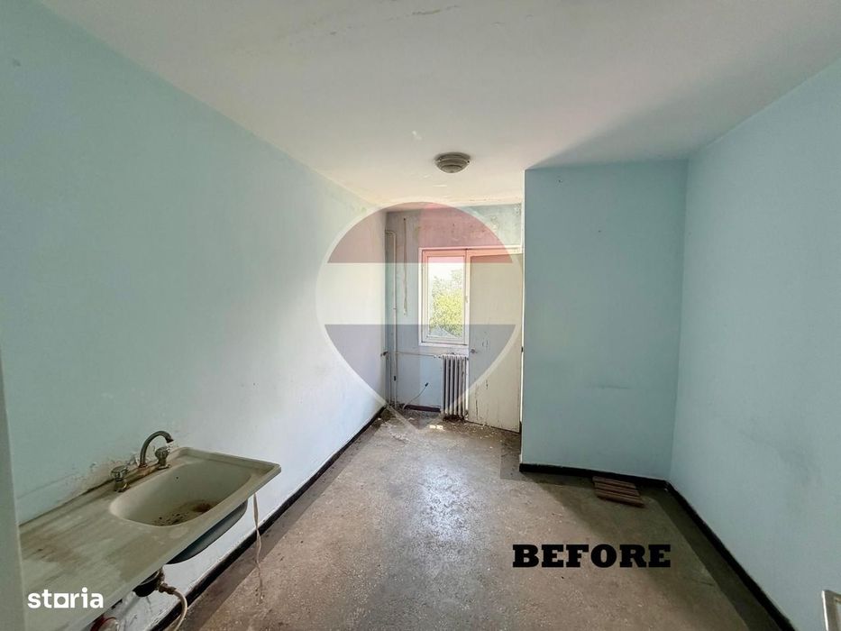 Apartament cu 3 camere de vânzare în zona Brailei