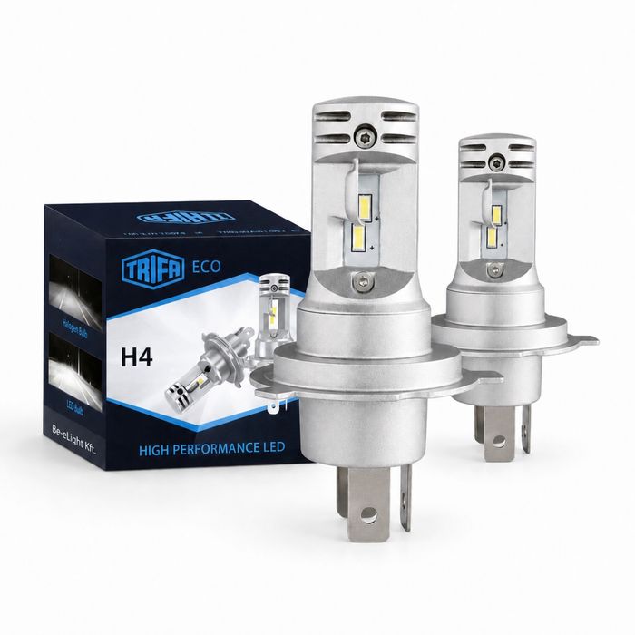 H4 LED крушки КОМПЛЕКТ 6500K, 4000lm
