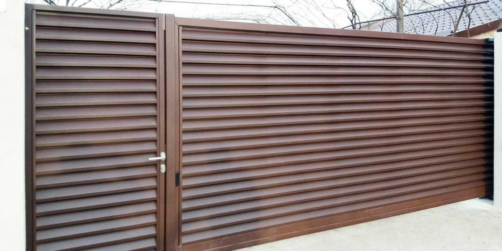 Garduri din panou stil jaluzele de diferite modele si dimensiuni