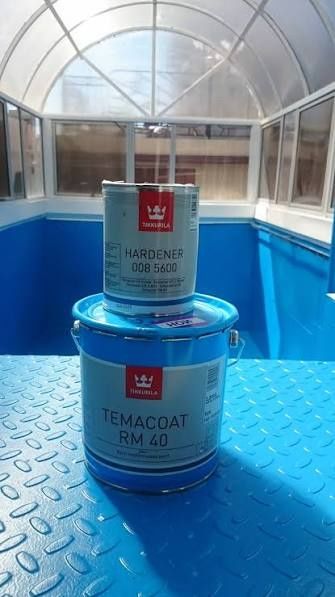TIKKURILA  Temadur  Temakout RM 40 эпоксидная краска полиуретан