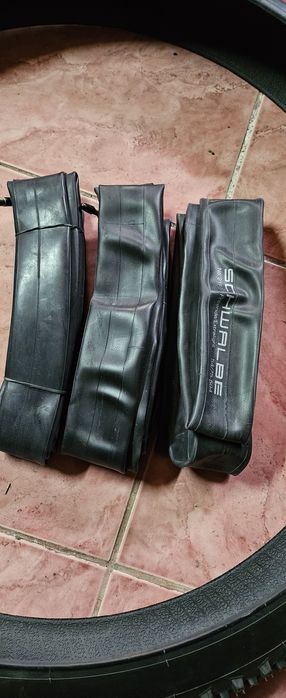 Cauciuc bicicleta mtb 27,5 x 2,35 + 3 camere noi, una schwalbe