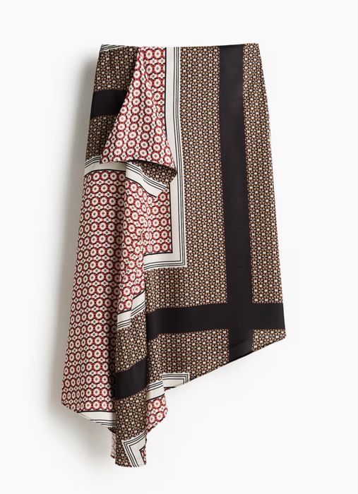 Дълга сатенена пола от H&M