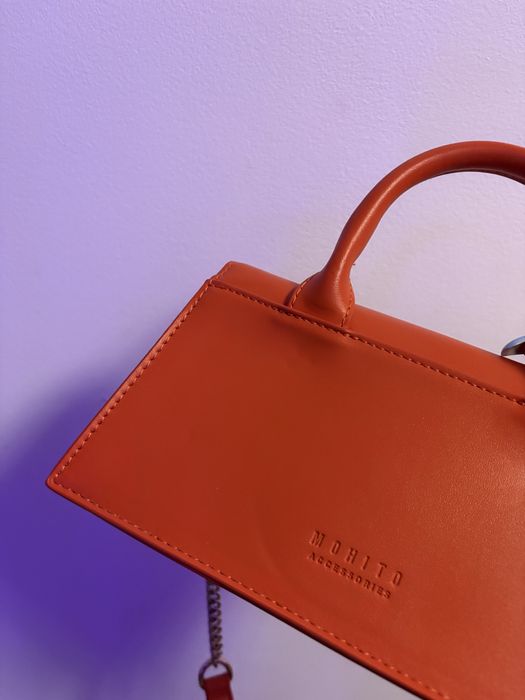 Оранжева чанта Mohito
