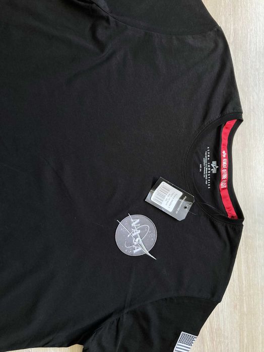 Нова Alpha Industries Space Shuttle мъжка черна тениска размер XXL