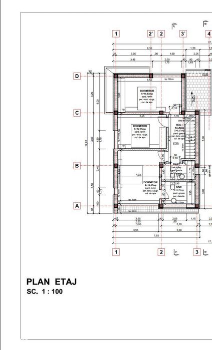 Vila Tunari – Otopeni | 23 august | 4 camere  | 147 mpu  | 300 teren
