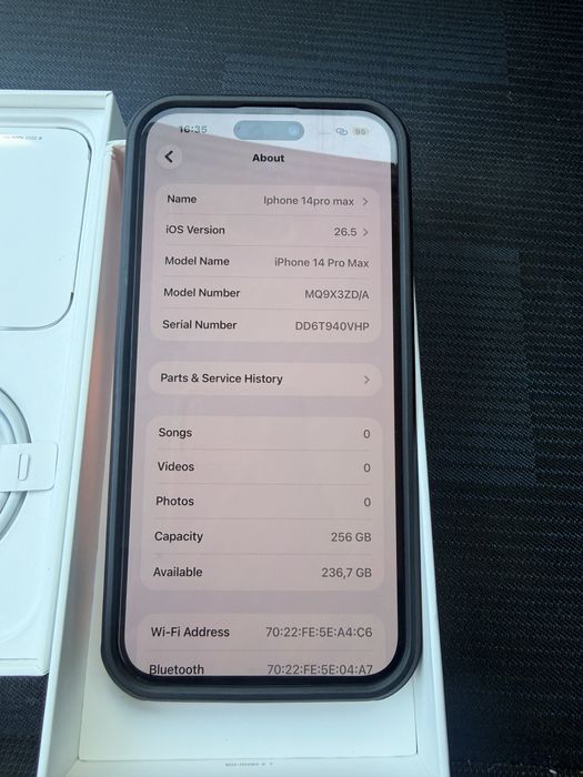 Iphone 14pro max 256
