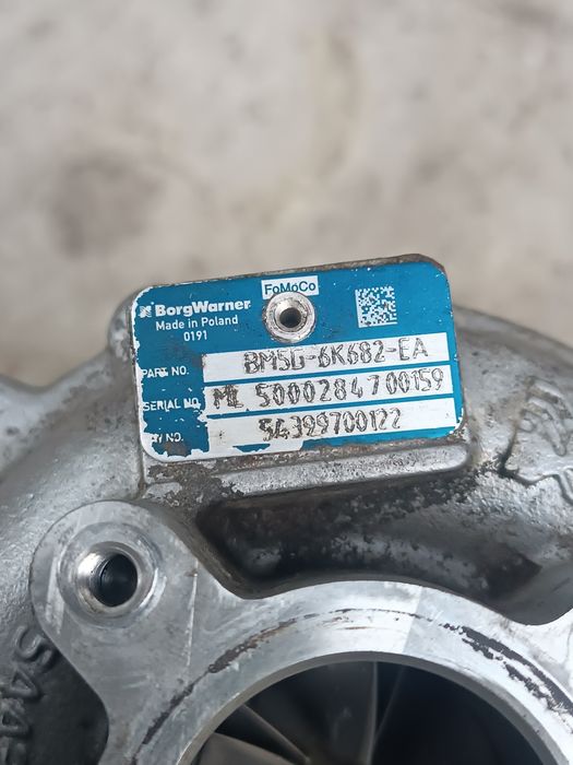 Turbina Ford 1.6 Ecoboost BM5G 6K682 EA