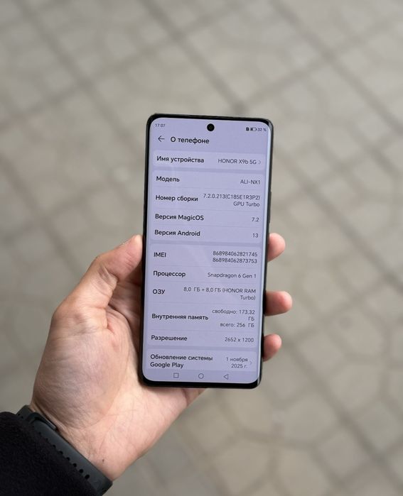 Honor X9b sotiladi 8 ga 256