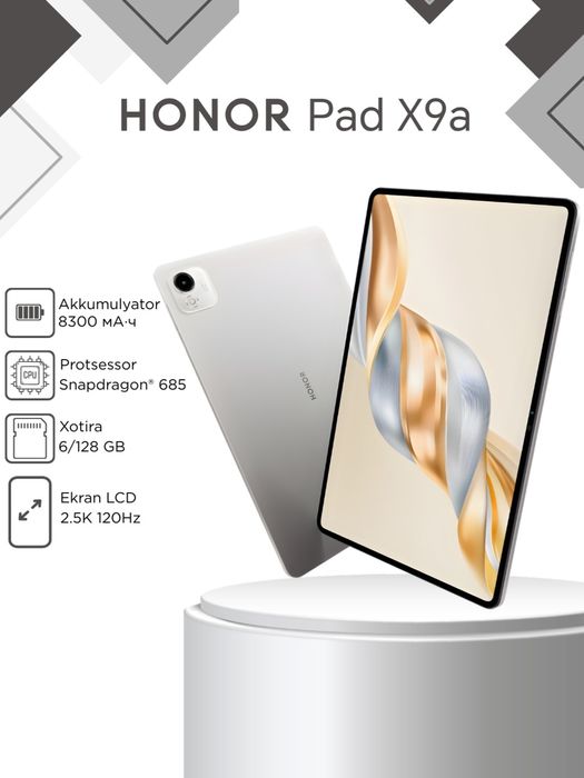 HONOR PAD X9A planshetlari