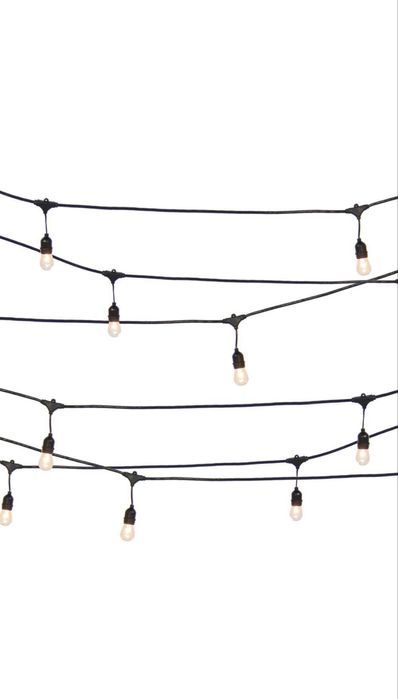 Ghirlanda luminoasa LED 15m, Alb cald 3000k, E27, 50 Hz, 22.5 W