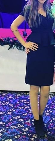 Черна рокля размер S