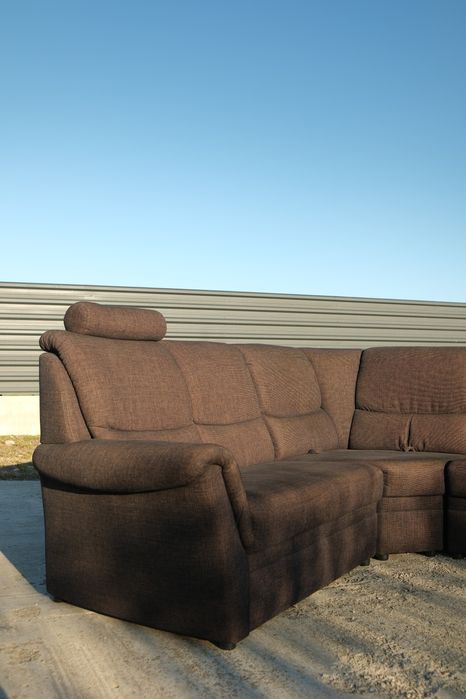 Colțar cu spătare reglabile - Material textil