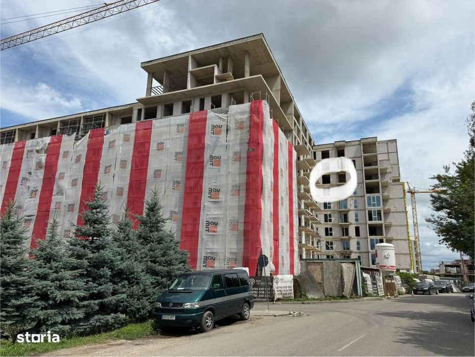 Apartament o camera, semifinisat, 37mp, etaj intermediar, zona Sopor