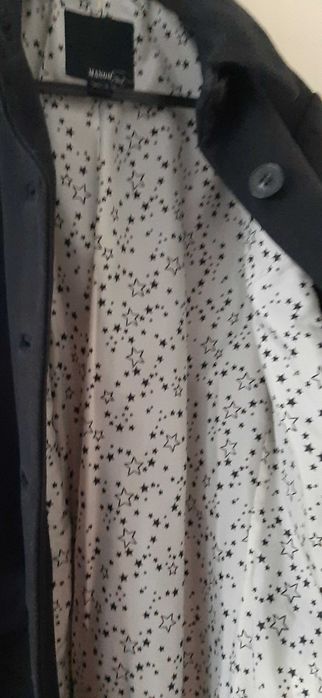 Манго/Mango черно манто/палто