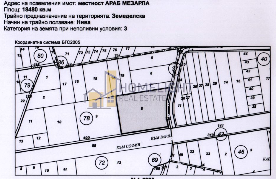 Парцел до Летище Варна