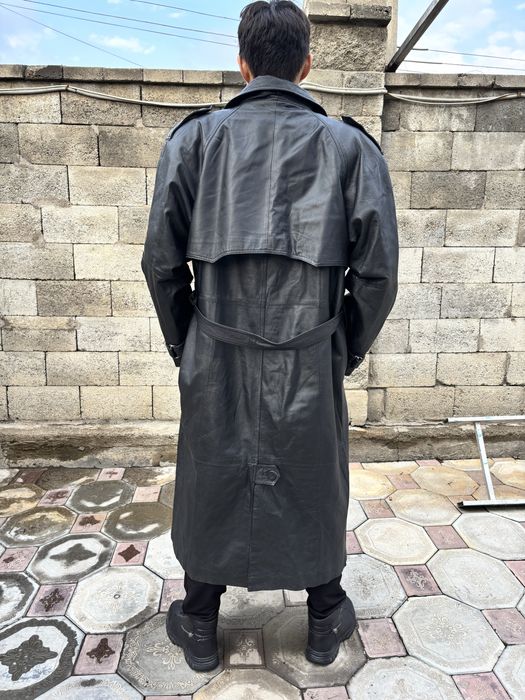 Плащ кожаный советский