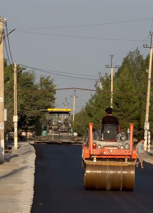 Asfalt xizmati Samarqand boʻylab