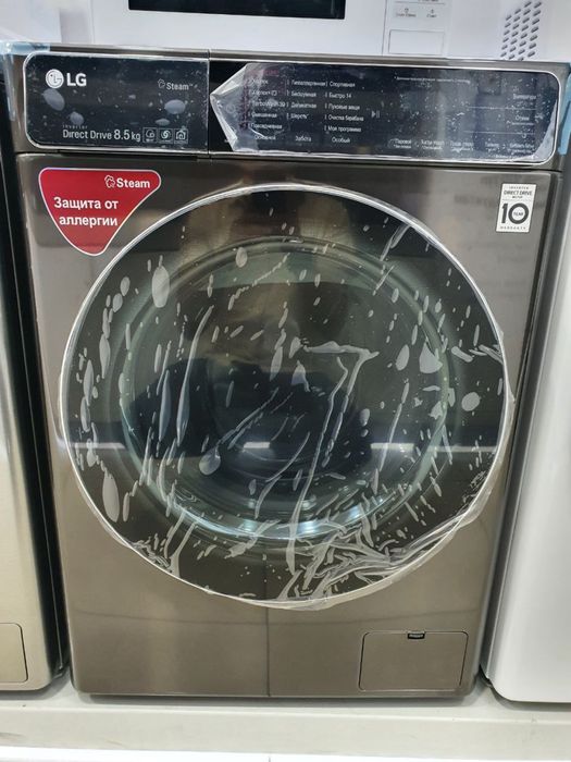 Стиральная машина LG Direct Drive Inverter, Steam и Turbo wash есть