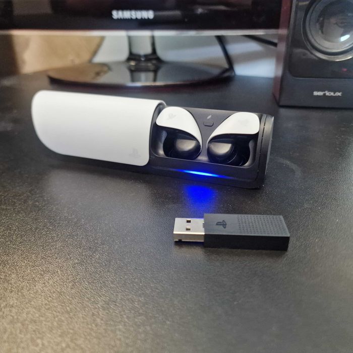 Casti earbuds PULSE Explore, Wireless, White pentru PlayStation 5