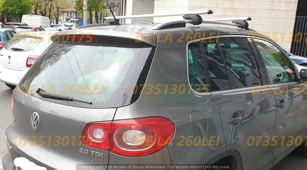 Bare portbagaj ALUMINIU VW Golf Passat Tiguan Touareg T-Roc T-Cross