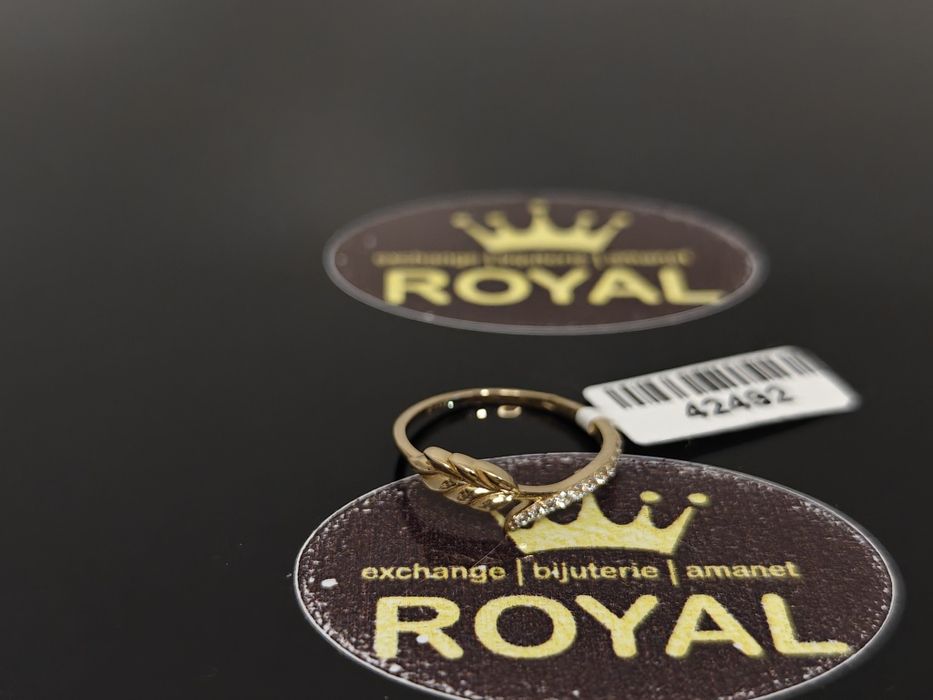 Bijuteria Royal: Inel aur 14k/1.02 gr