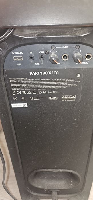 Колонка jbl partybox 100