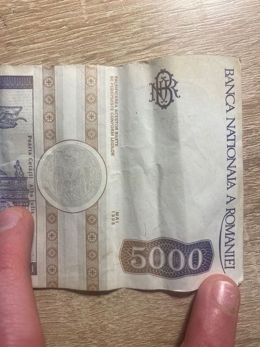 Bancnota 5000 anul 93